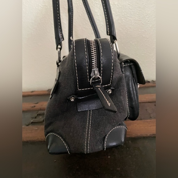 Dooney & Bourke anniversary signature double pocket satchel handbag purse ~ - Picture 10 of 12